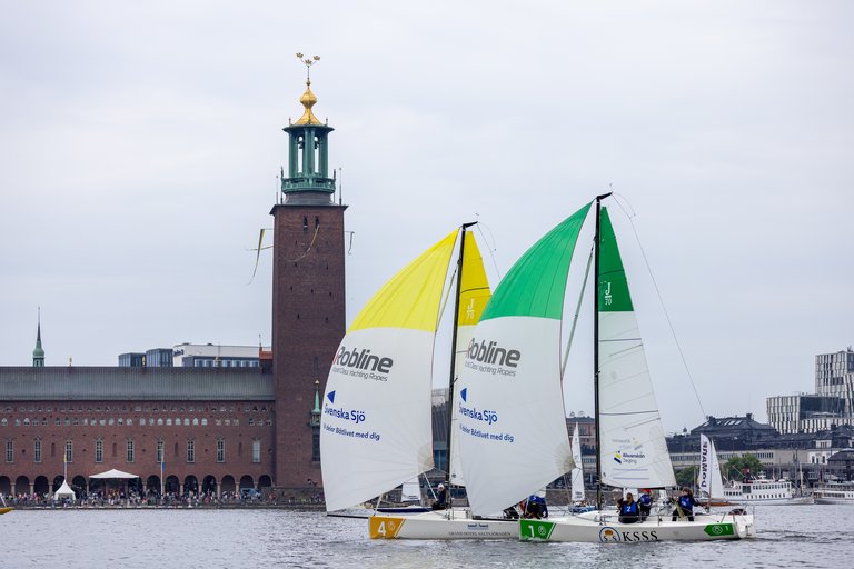 Sailing in Stockholm