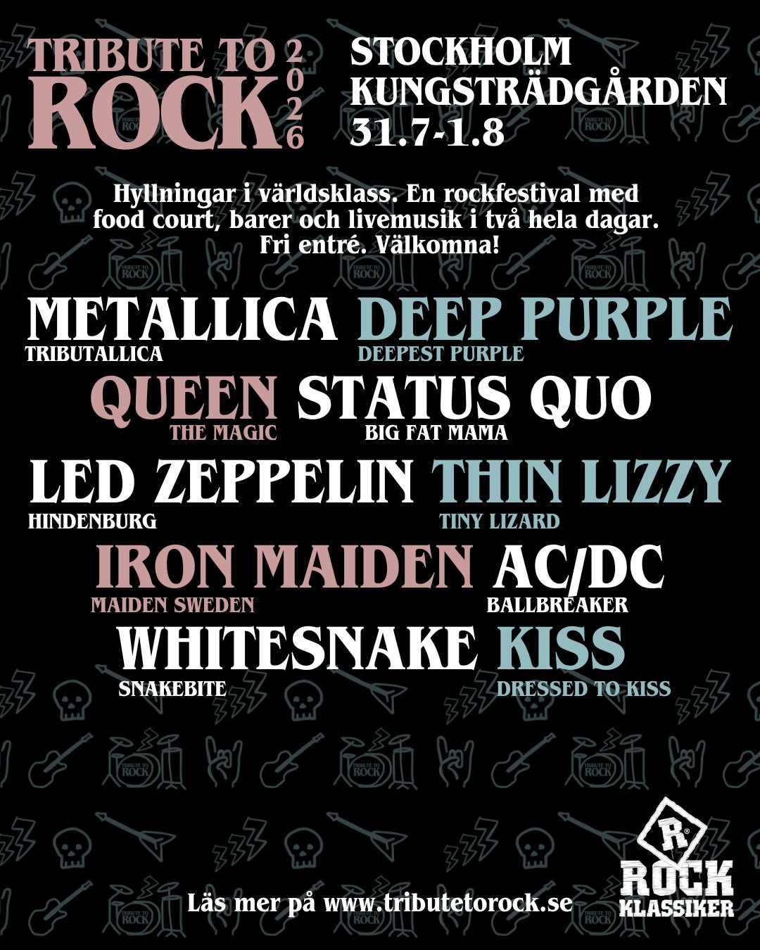 洋楽 Kozmic Gurt Brodhas Grow in Stockholm Tribute to Rock - Visit Stockholm