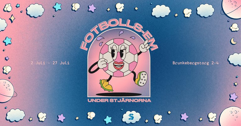 Logo of the event with dates