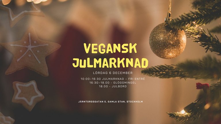 Vegan Christmas market