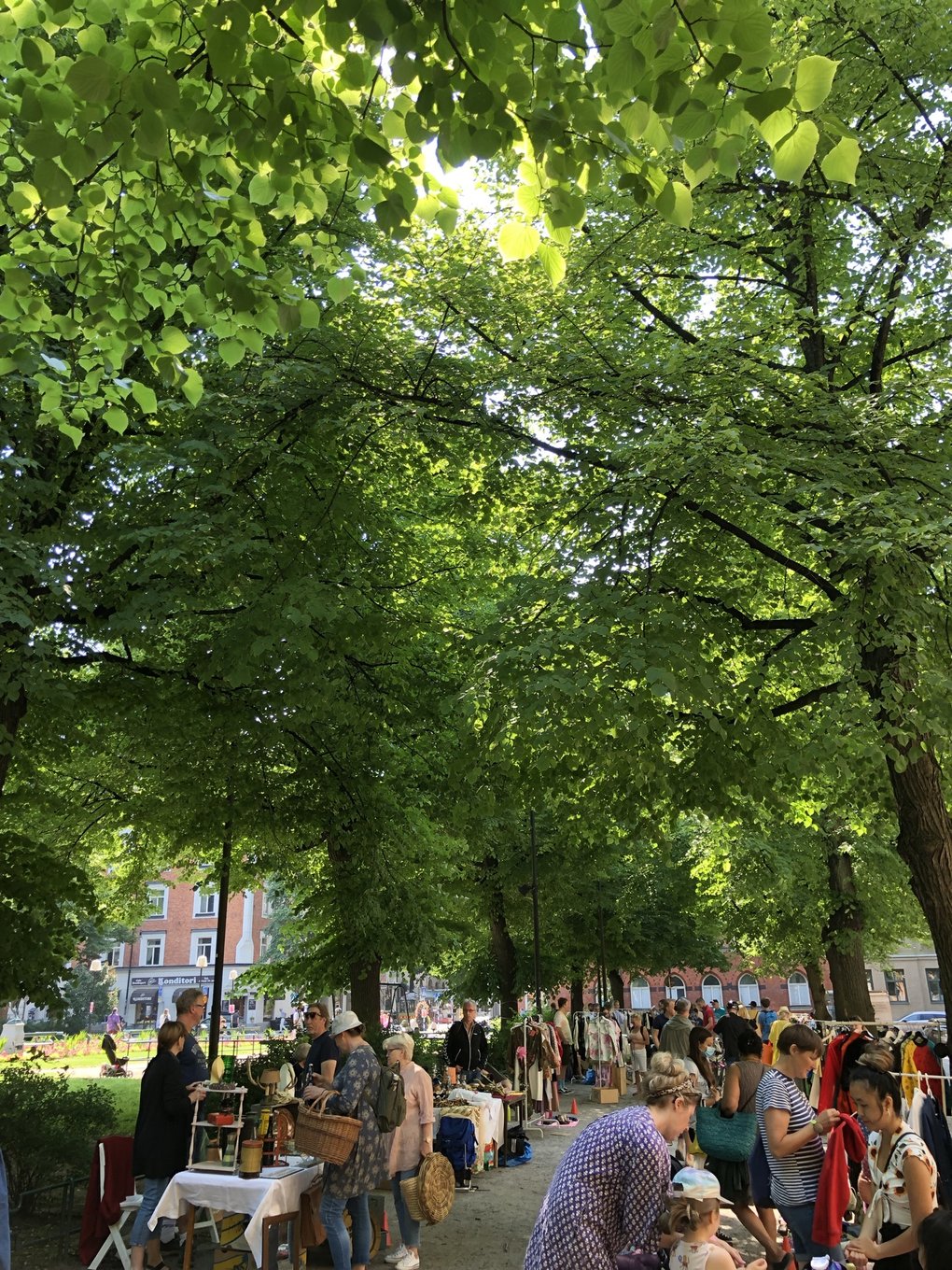 Vintage market at Mariatorget