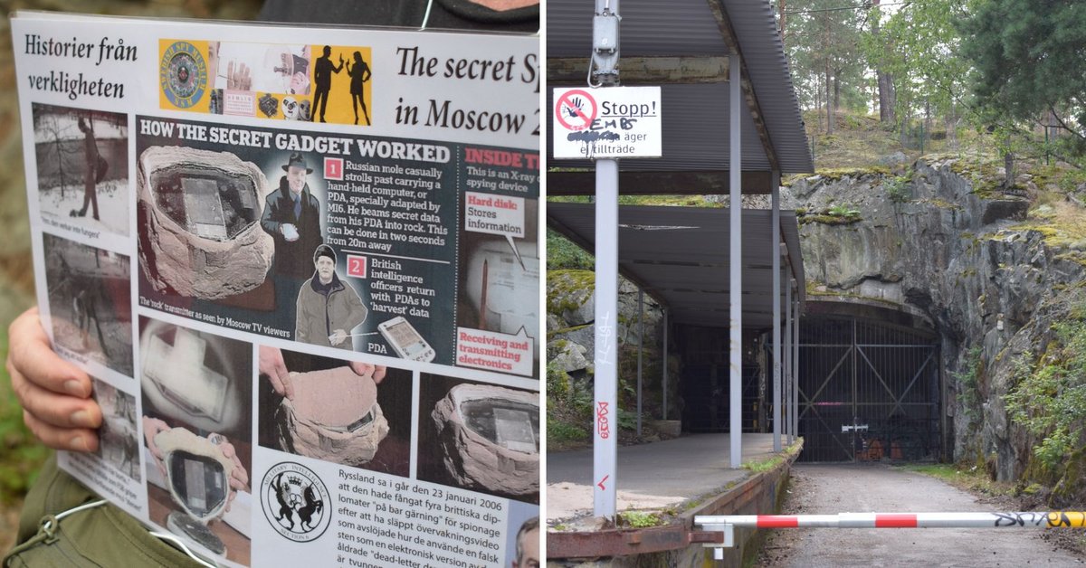 Visit secret military base
