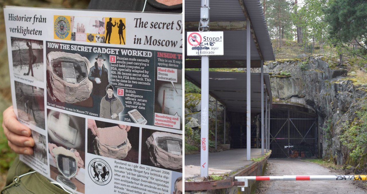 Visit secret military base