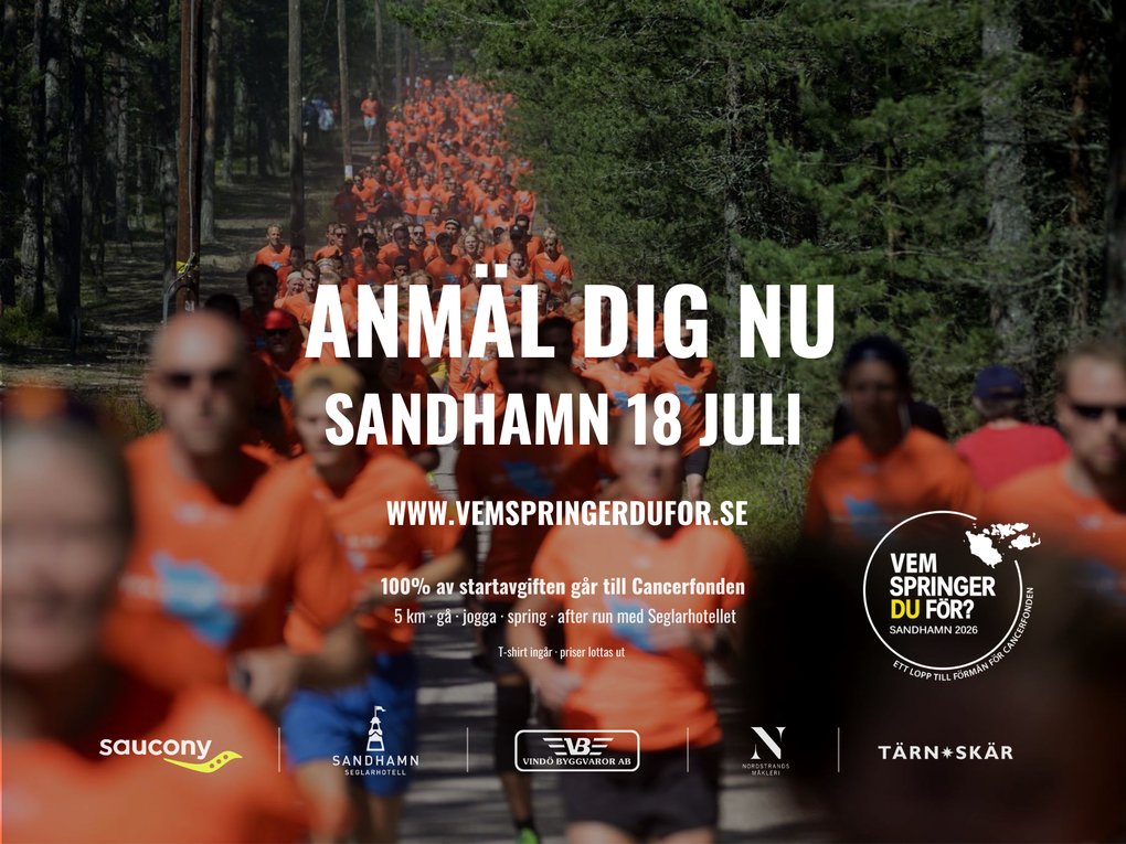 Who do you run for? A charity run in the Stockholm Archipelago