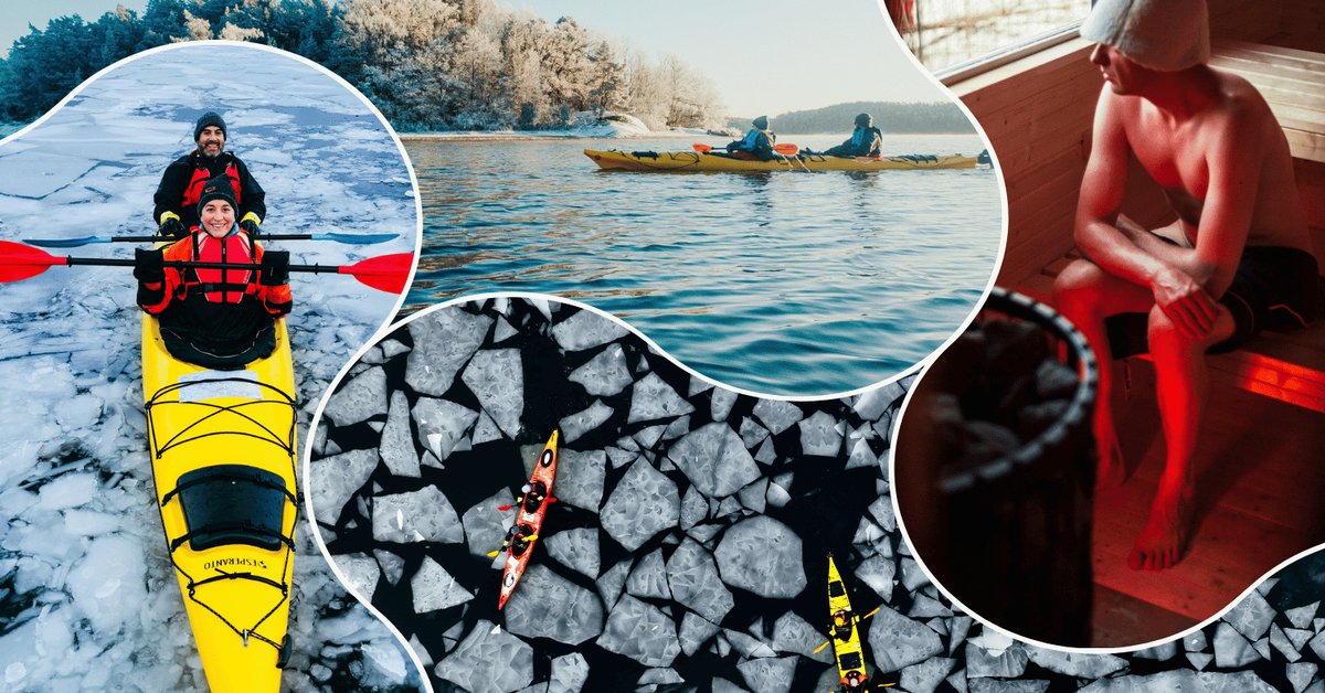 Winter Kayaking, Swedish Fika & Hot Sauna