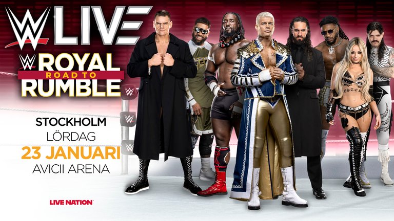 WWE returns to Sweden for the first time in over eight years!
